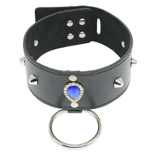 Blue Diamond Fantasy Collar and Leash Set