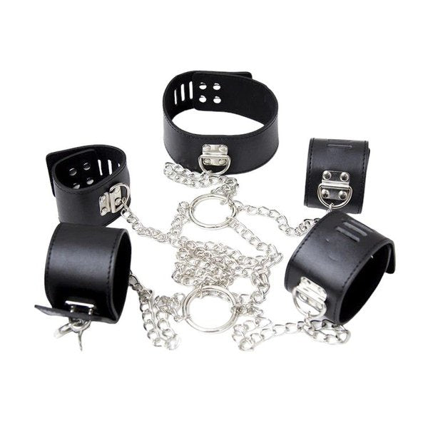 Fantasy Collar and Cuffs Chain Set