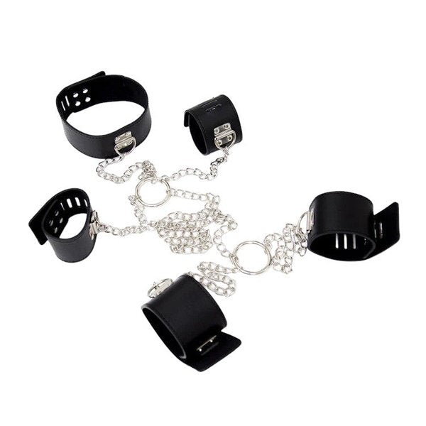 Fantasy Collar and Cuffs Chain Set