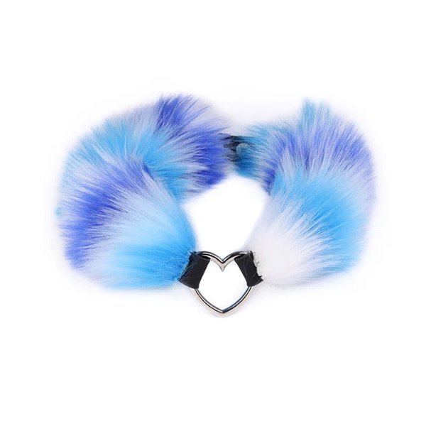 Furry Fox Set 2 with Collar Animal Fantasy Butt Plug